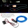 KIMISS DC 12V Car Panel Neon Lamp Strip Blue Cold