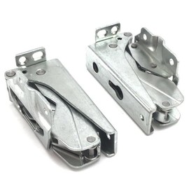Baldo-direkt Fridge Door Hinge Set Top + Bottom for Whirlpool Bauknecht 481231018626, 488000636779; Indesit C00312450, C00636779; Kitchenaid C00636779 for Fridge Freezer