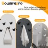 bowarepro Pack of 6 Butterfly Coat Hooks, Butterfly 304 Stainless