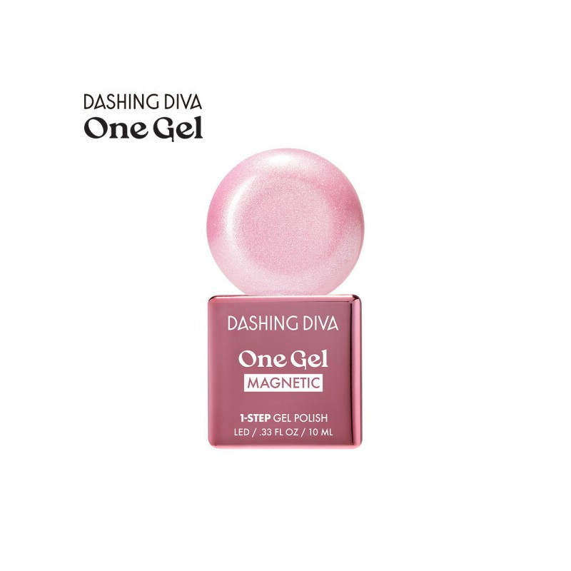 Dashing Diva 데싱디바 원젤 네일 세트 - 마그넷 스파클링 핑크