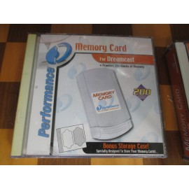 Sega DreamCast Memory Card 200 Blocks by Performance Interact NEW