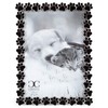 Roman 19237 Caroline Collection Black Frame with Paw Print, Holds
