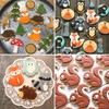 KAISHANE 5 Pieces Animals Cookie Cutters Shapes for Baking Fox,Owl,Rabbit,Squirrel