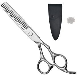 Sopplea Haircut Scissors, Haircut, Professional Haircut Scissors, Self-Cutting for Kids, Adults, Household, Beauty, Barber, Haircut, Stainless Steel, Case Included
