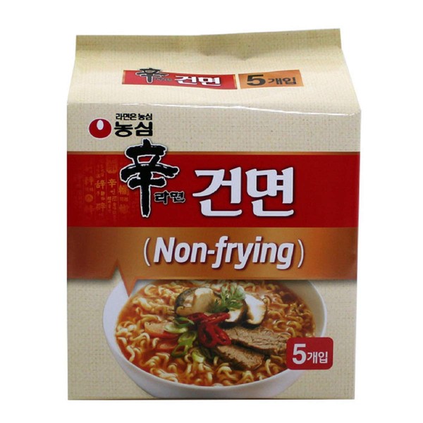 [Nongshim] Shin Ramyun Non-Frying (dried noodles / Pack of 5) / Hot & Spicy Noodle Soup / Korean food / Korean ramen (overseas direct shipment)