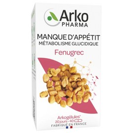 Arkopharma Arkocaps Fenugreek 40 Capsules
