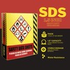 SDS Ring Binder, Heavy Duty 3 Ring Binder with 1.5