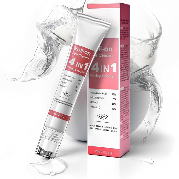 Eye Cream with 10% Hyaluronic Acid, 5% Nicotinamide, 30% Retinol,