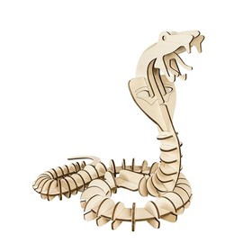 Pebaro 857/2L Wooden Construction Kit Cobra Laser Cut 3D Puzzle Wooden Puzzle