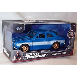 Jada FAST & FURI0US blue/white brian's F0RD escort vehicle car 1:32 scale diecast model
