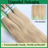 Ash Honey Blonde Braiding Hair Pre stretched Hypoallergenic Synthetic ez