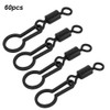 Vbest life 60 Pieces Fishing Swivels, Carp Fishing Swivels for