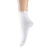 UTTPLL Ruffle Crew Socks Women Turn-Cuff Athletic Aesthetic Lettuce Socks