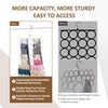 ZEDODIER Scarf Organizer Scarf Hanger for Closet, 2 Pack Rotatable
