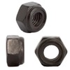 M6 Nylock Nuts Nylon Insert Locking Nuts Black Zinc Flake