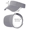 Marrywindix 1 Piece of Grey Sport Wear Athletic Visor Sun