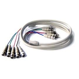 Unbranded/Generic 6FT 5 BNC to 5 BNC Coax Composite Video RGBHV Cable