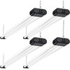 hykolity 4 Pack Linkable LED Shop Light, 4FT 44W [300W