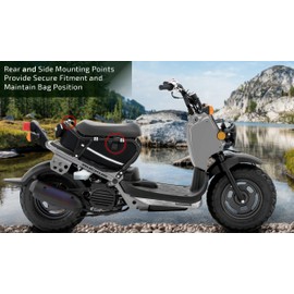 Chase Harper USA Ruckus Value Pack - 5000 Under The Seat Bag and 105000 Barrel Bag Bundle - Compatible with All Honda Ruckus Model Years - Woodland Camo Value Pack