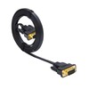 DTech Thin Computer Monitor VGA Cable 6ft Standard 15 Pin