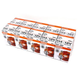 DAMA Automotive Lighting H4 HB2 9003 64193 BILUX Original Standard Halogen Bulb 12V 60/55W 3200K P43t Made in Germany/Pack of 10