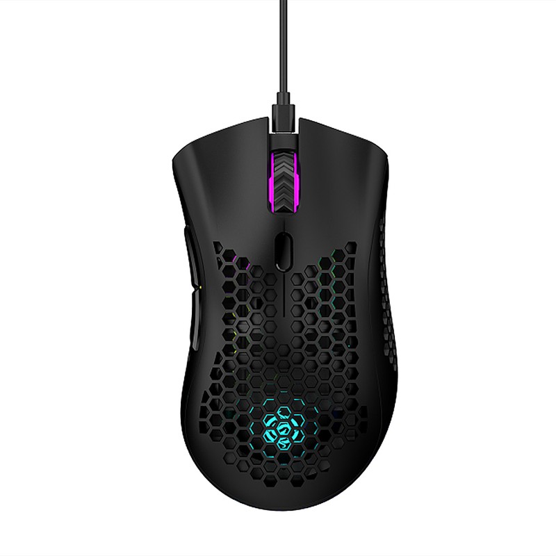 2.4G Wireless Gaming Mouse Rechargeable Mouse with RGB Light Effect