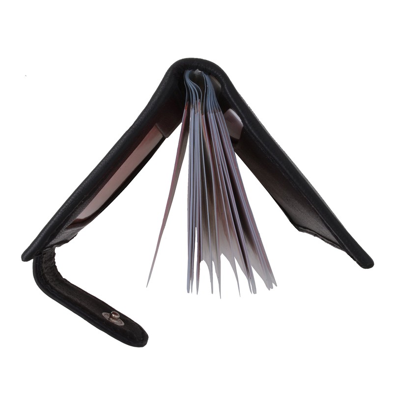 Premium Soft Leather RFID Blocking Credit Card ID Holder with