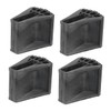 OSALADI 4pcs Non-Slip Ladder Feet Covers Durable Ladder Leg Pads