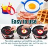 4 Pcs Fried Egg Ring Set – Non-Stick, Heat-Resistant Egg