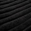 OHS Faux Fur Black Throw Blanket for Bed, Thick Soft