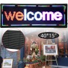 ktnparts 40" X 15" LED DIY Programmable Scrolling Message Open