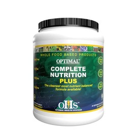 Optimal Health Systems Optimal Complete Nutrition Plus 900 Gram (32 Oz), 30 Servings. Powerful, Pure Complex carbohydrates from Over 35 Fruits and Vegetables, Contains Healthy Omega Fatty acids.