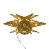 Kurt Adler 11-Inch Pre-Lit Twinkling LED 60-Light Gold Starburst Tree