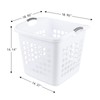 Eagrye 2 Bushel/70 L Large Ultra Square Laundry Basket, Plastic