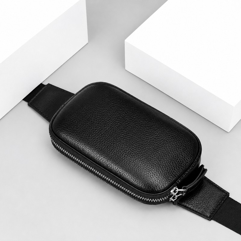 Leather Waist Pack for Outdoor Travel and Daily Carry –