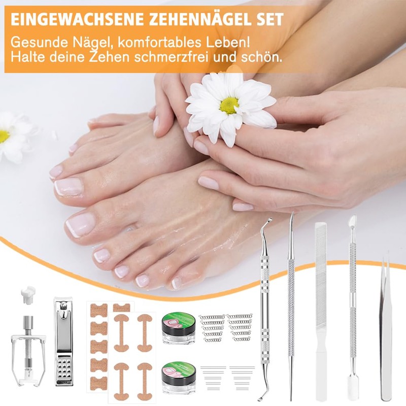 Joycabin Ingrown Toenails Set, Toenail Correction Patch, Ingrown Toenail Correction