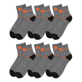 Calcetines Brisco Cómodos Para Trabajo Uso Rudo 6 Pares