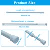 Cionyce Window Security Bar, 2 Pack Window Security Bars Adjustable