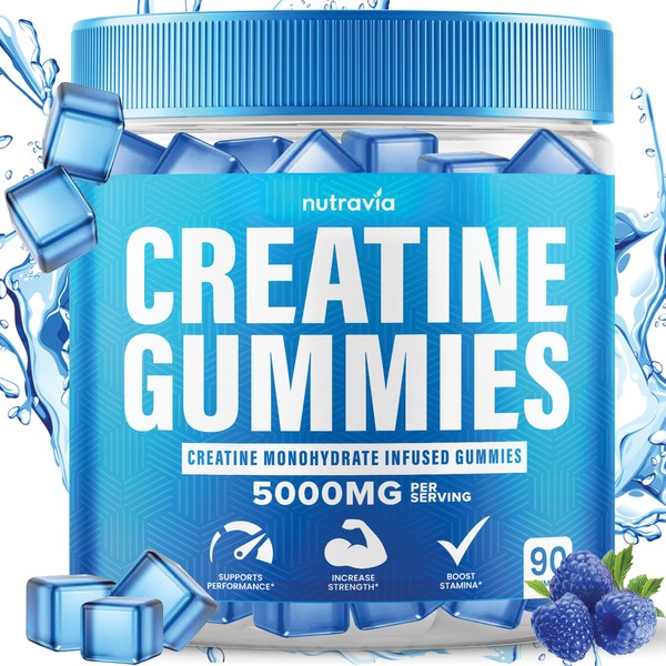 Creatine Gummies Infused with 5g Creatine Monohydrate for Men and