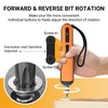 TOOLMAYS Electric Screwdriver, Cordless Screwdriver Kit, 4V 3-Speed Magnetic Bits