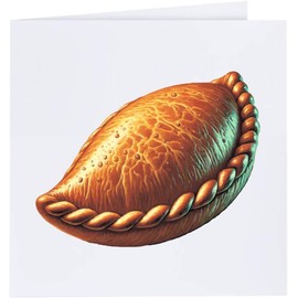 'Cornish Pasty' Blank Greeting Card (GC00072917)