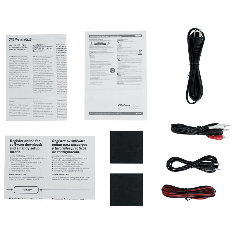 PreSonus Eris E3.5 BT-3.5" Near Field Studio Monitors with Bluetooth