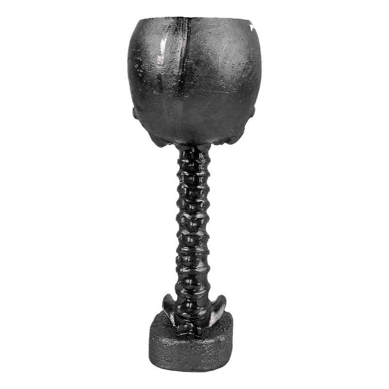 Skull Planter Spine Stand Set Innovative Exquisite Decorative Hand Painted