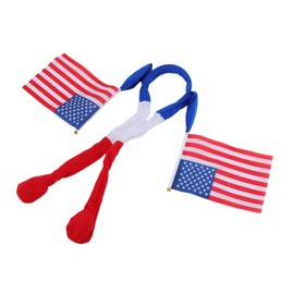 BESPORTBLE Interactive American Flag Headband with Handswing Design for Independence Day Celebrations Patriotic Hair Accessory for July Parties and Sports Events Eye Catching Usa Flag