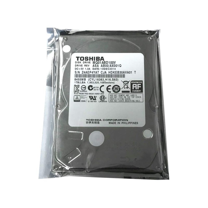 Toshiba 1TB 5400RPM 8MB Cache SATA 3.0Gb/s 2.5 inch Notebook