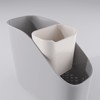 Zeal G401S Sink Tidy, Melamine, French Grey/Cream
