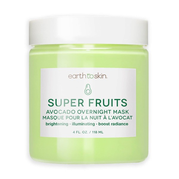 Earth To Skin Super Fruits Avocado Overnight Mask (4.0 Fl Oz)