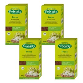 Rapunzel BioSnacky Cress 200 g Pack of 4