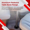 RV Table Base Mount, 2 Pack Aluminum Pedestal Table Base