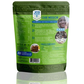 JEB FOODS Plantain flour - 2 LB 100% Pure Africa Green Plantain Flour, Paleo Diet, Gluten Free Baking